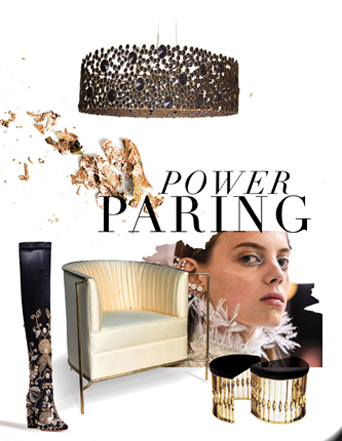 black and gold color combo power pairing