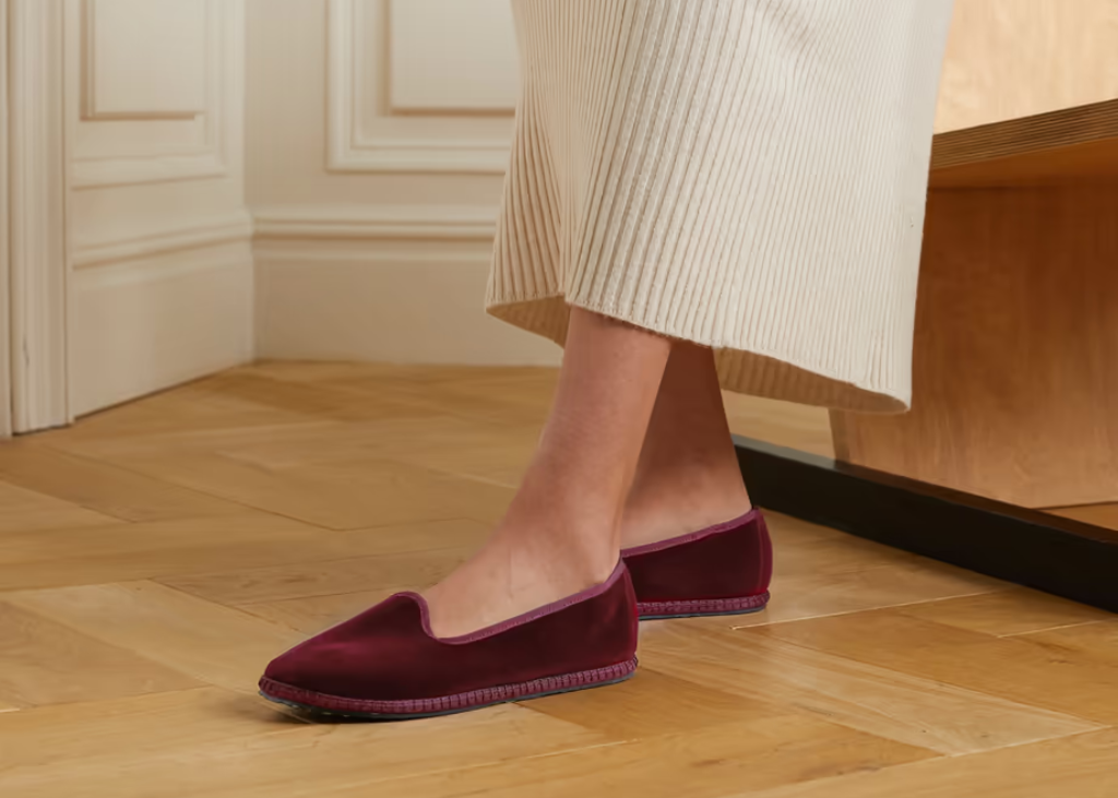 vibi venezia velvet slippers
