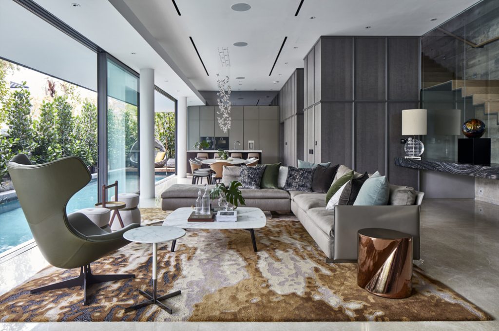luxury living room camo house singapore designed by salbini