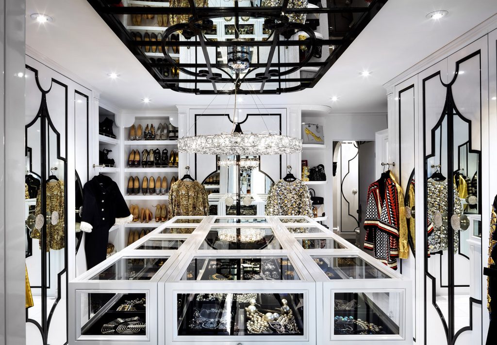 walk in closet design luxury lori morris white and black mirror maximizing loft space