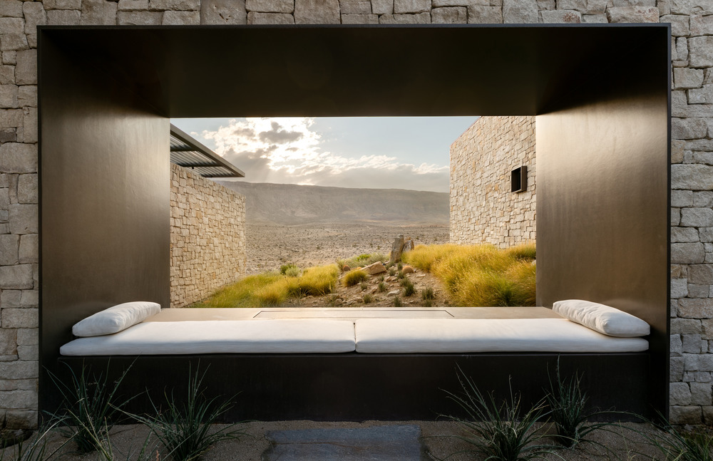 luxury architecture and interior design las vegas valley one with nature courtyard window