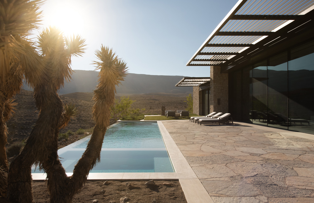 desert pool deck luxury modern nature inspired architecture experiential design for your senses daniel joseph chenin