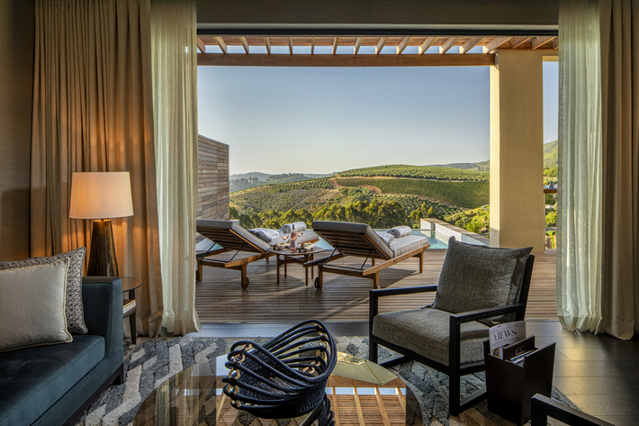 Delaire Graff Estate (Photo Courtesy of) top luxury wine hotels south africa