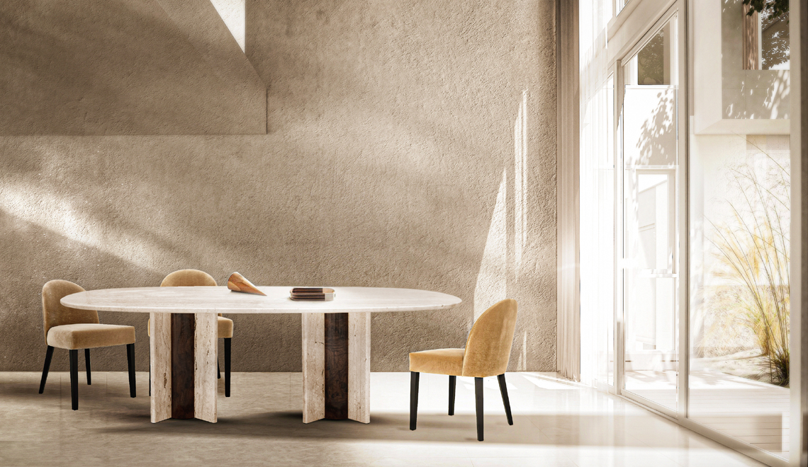 organic modern interior style dining room design by koket