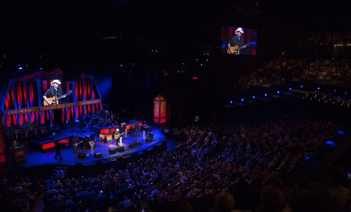 Brad Paisley performing at the Grand Ole Opry (Photo Courtesy of the Grand Old Opry)