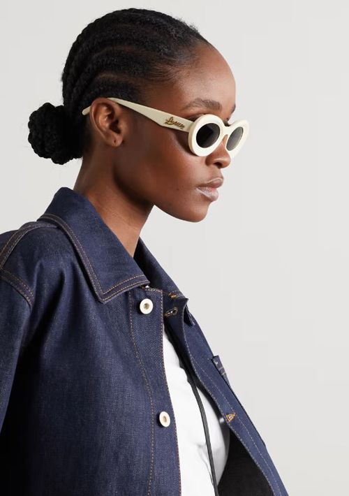 loewe loop round frame sunglasses designer summer wardrobe must haves