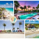 Collage of Luxurious Riviera Maya Villa Rentals in Cancun, Playa del Carmen, and Puerto Aventuras