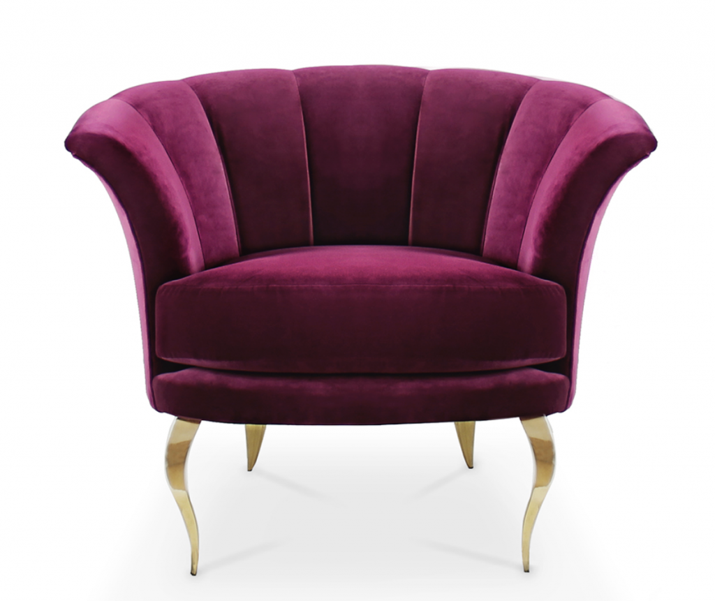 barbiecore home decor KOKET Besame II chair in pink