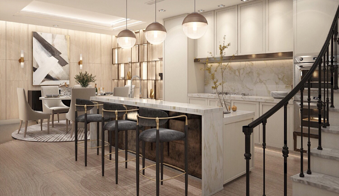 jules double v kitchen koket nahema bar stools