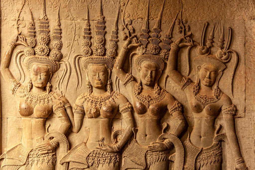 Temple sculptures Cambodia