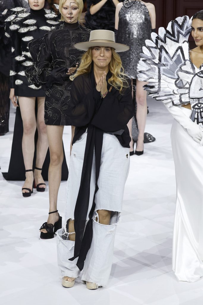 Juana Martín Haute Couture Fall/Winter 2023/2024 show as part of Paris Fashion Week on July 6, 2023, in Paris, France. (Photos by Estrop/Getty Images)