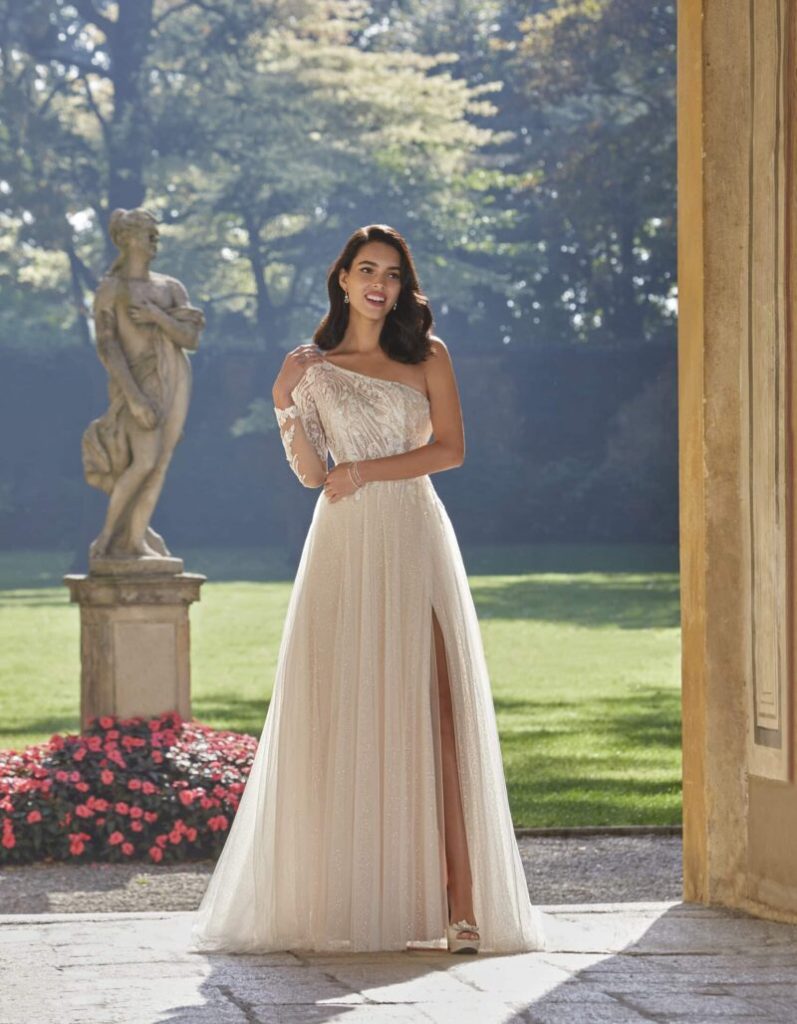 The Sposa Group single shoulder dress