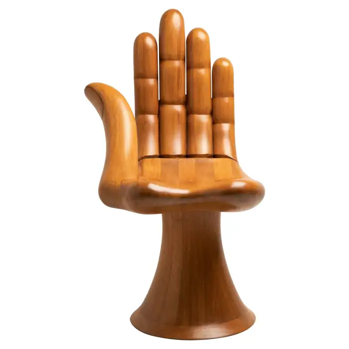 Pedro Friedeberg Hand Chair in Solid Honduran Mahogany 1960s Signed, Available at 1stDibs