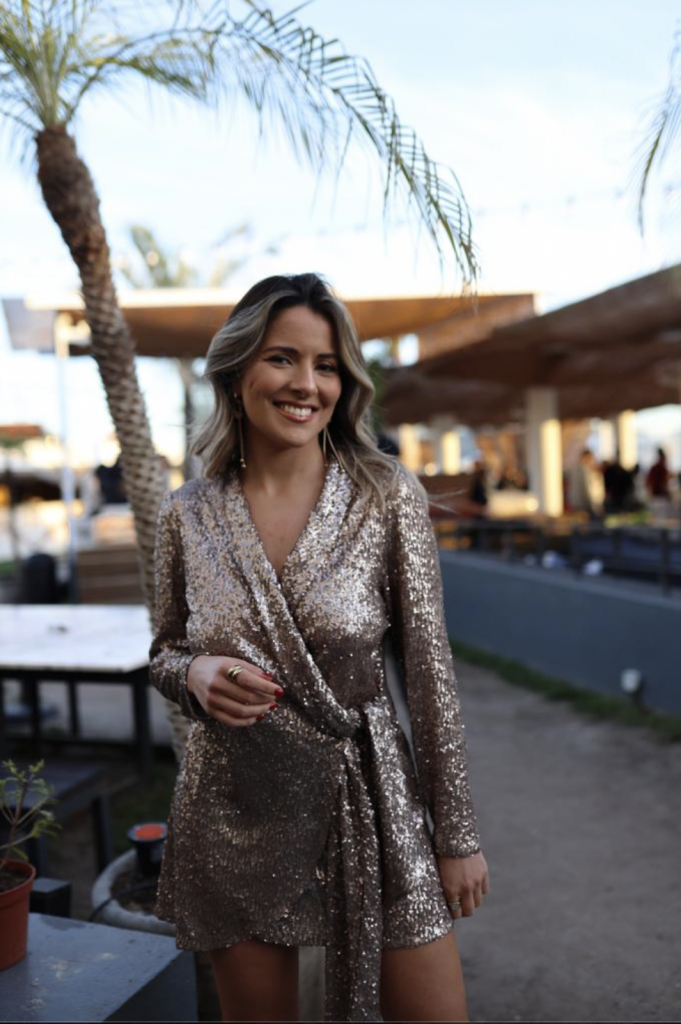 Mafalda Carvalho in Cirelle's Bianca dress