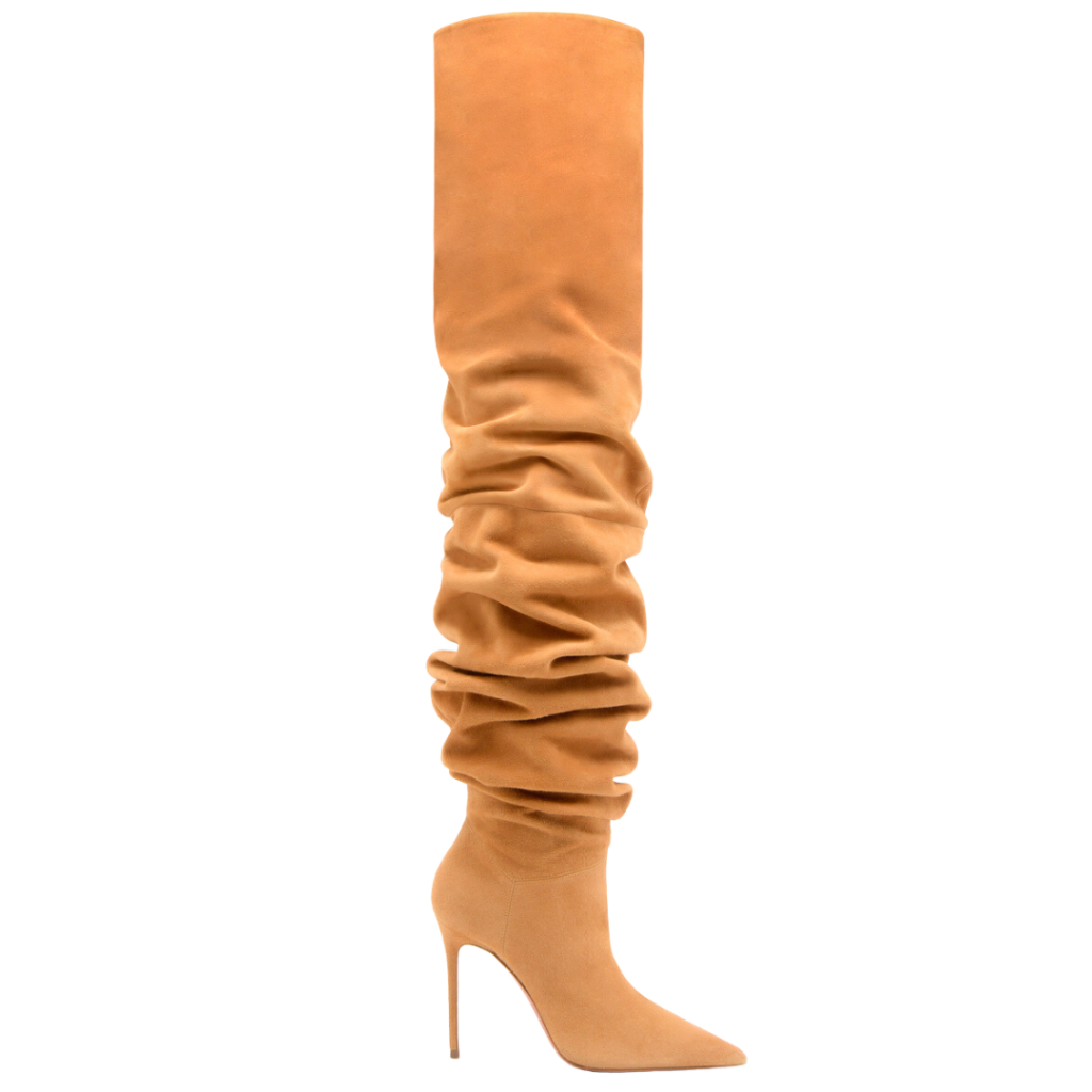 Amina Muaddi Jahleel thigh-high boots