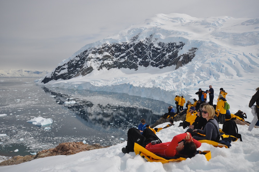 Antarctica honeymoon group expedition via Henrique Setim on Unsplash
