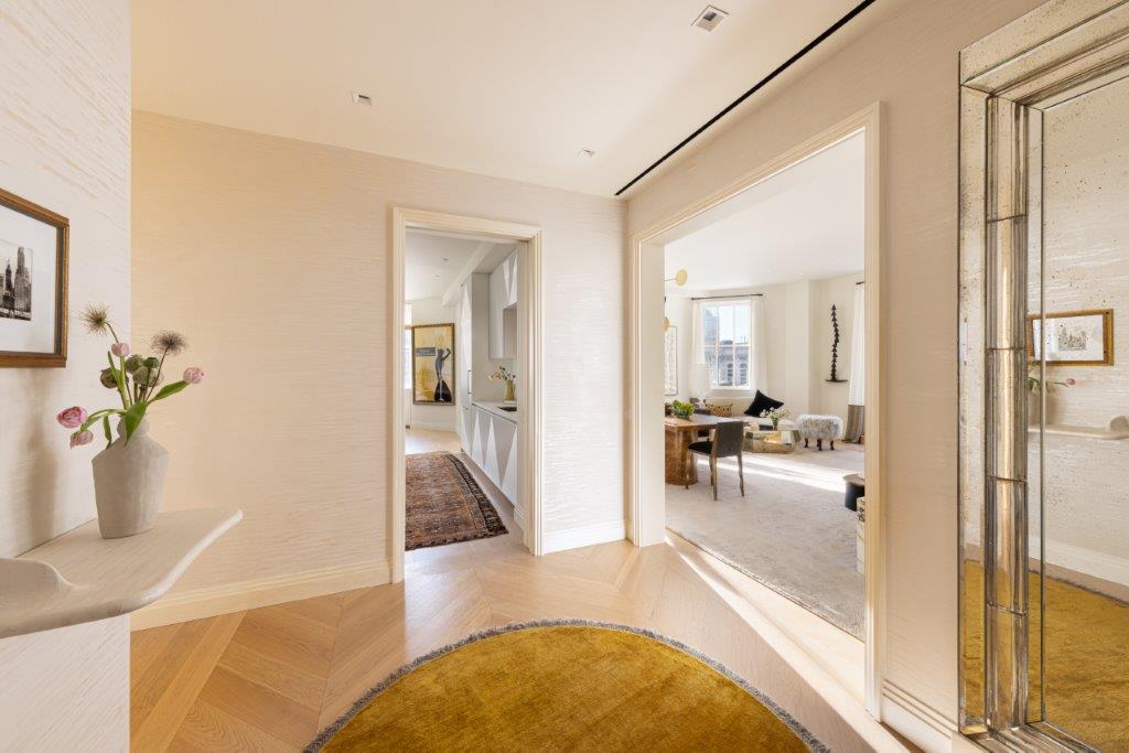 Luxury residence design for Ralph Walker’s iconic One Wall Street in NYC | Photos by Evan Joseph