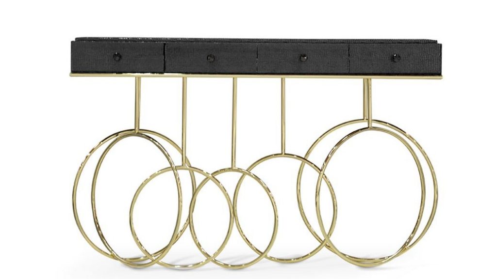 KOKET Burlesque Console black and gold