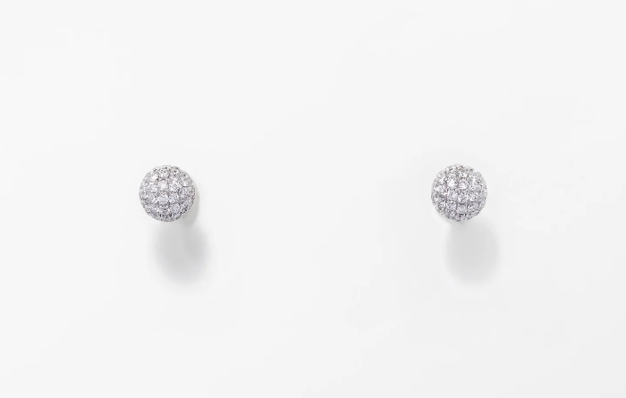 FOUNDO Make the Cut Collection Pac Lock Earrings