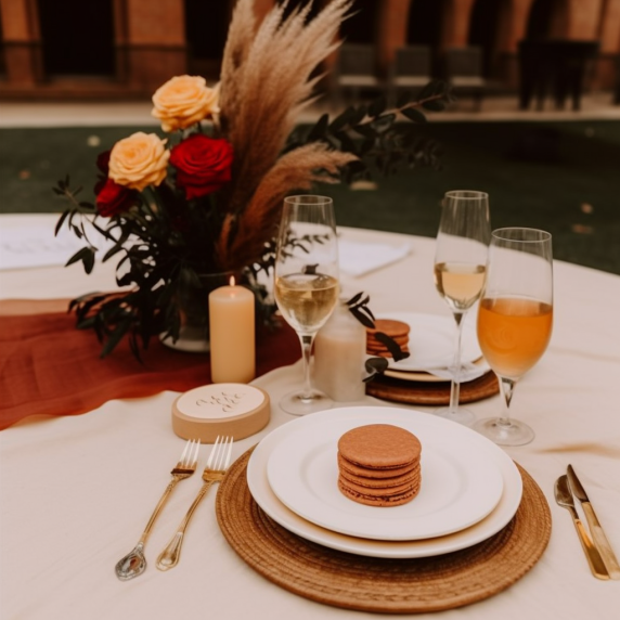 diy food stations terracotta wedding
