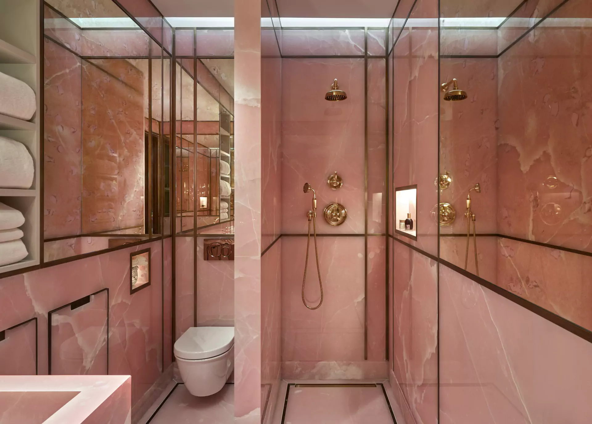 Washroom design by Noor Charchafchi of Celine Interior Design