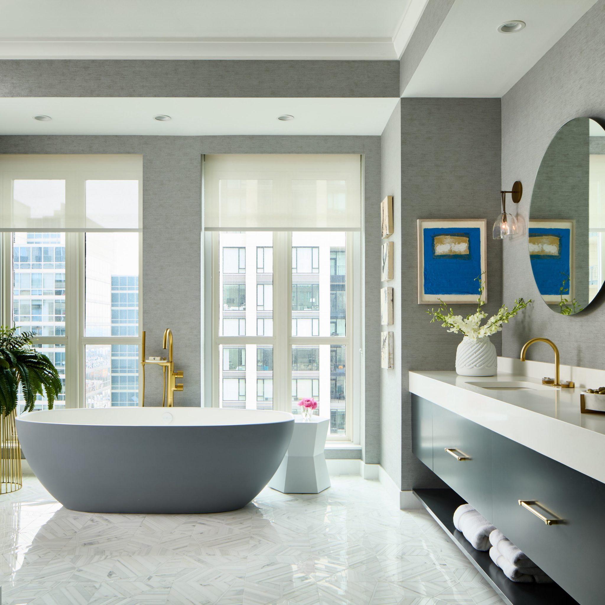 View of Top Luxury Bathroom Design Tips by Leah Bolger - Love Happens Mag