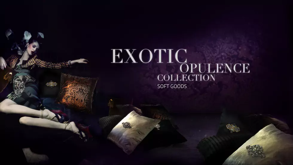 exotic opulence collection of soft goods