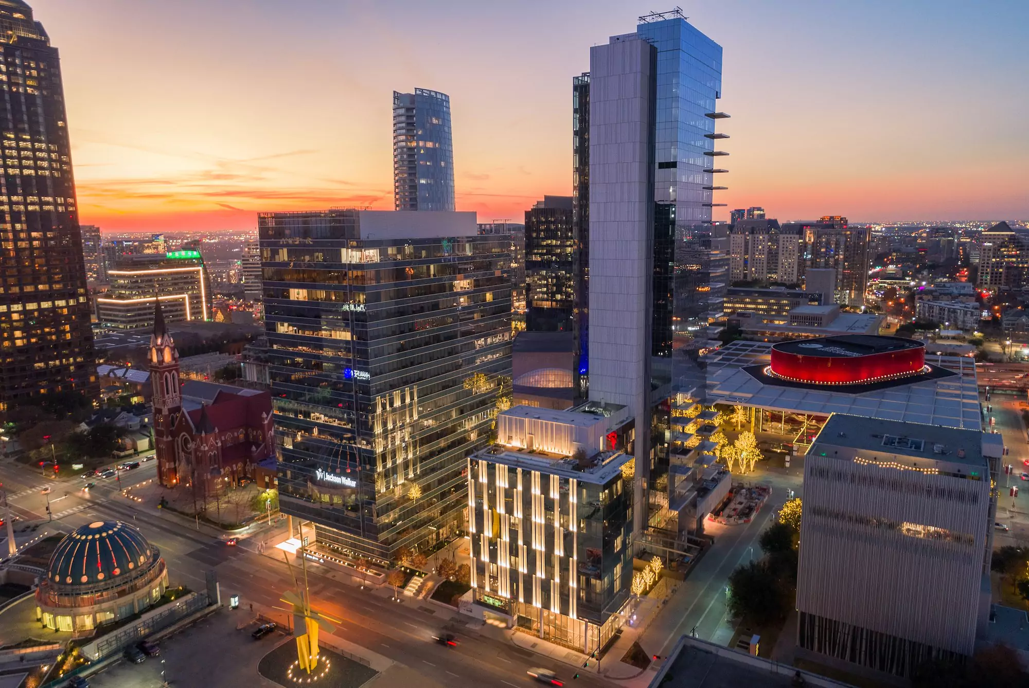 Dallas Arts District skyline