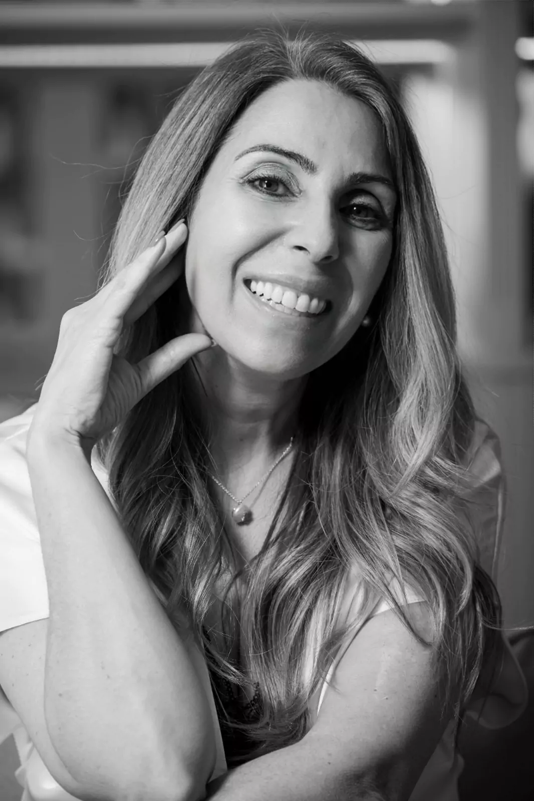 Rita Salgueiro headshot black and white