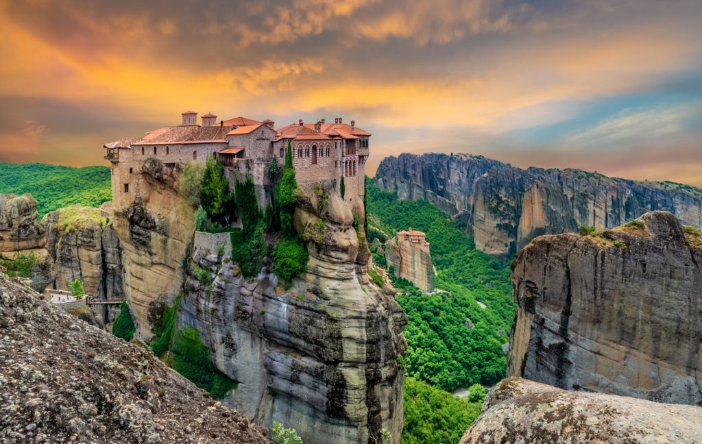 meteora best places to honeymoon in greece