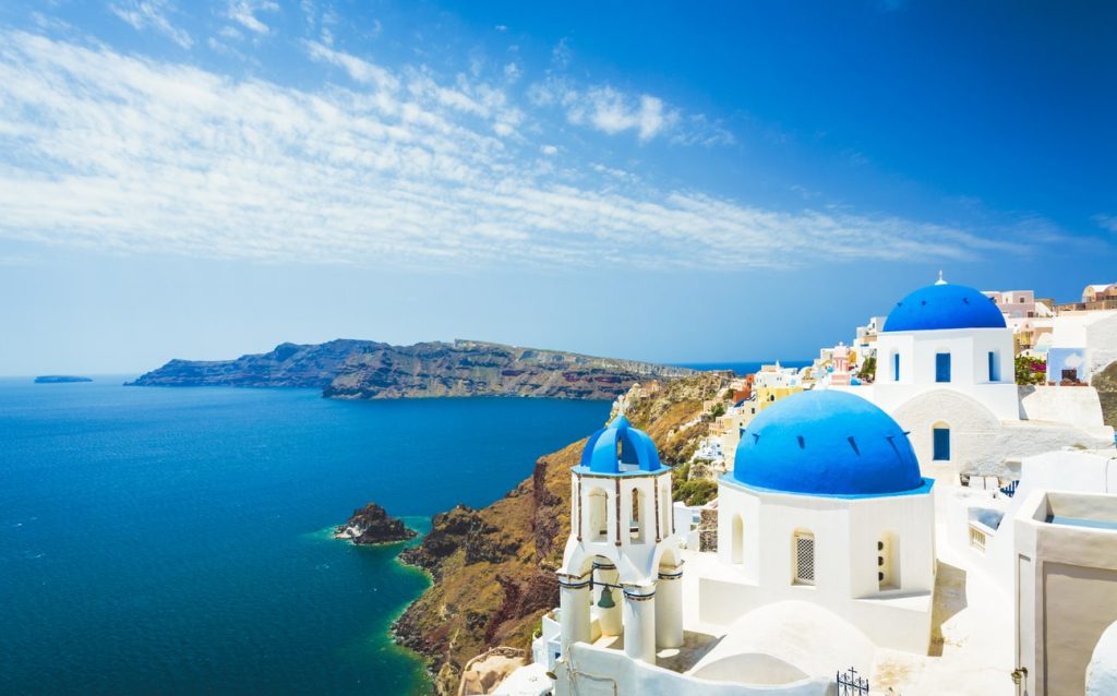 Santorini greece best places to honeymoon