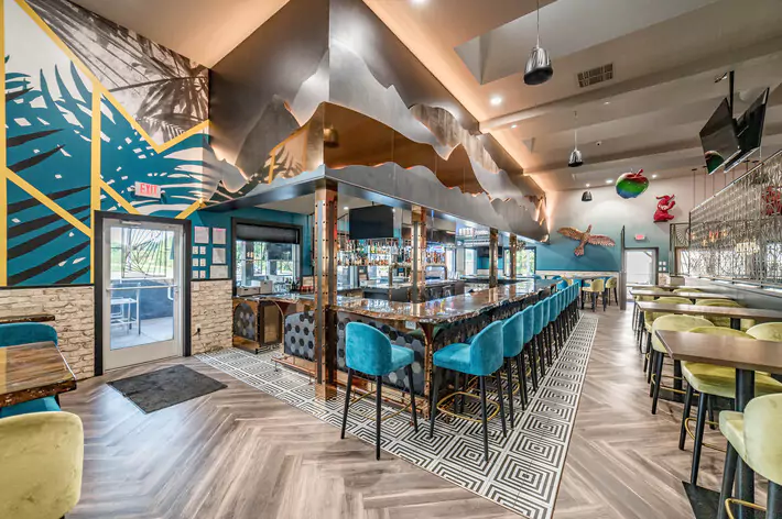 mellow mushroom interior design by monika nessbach