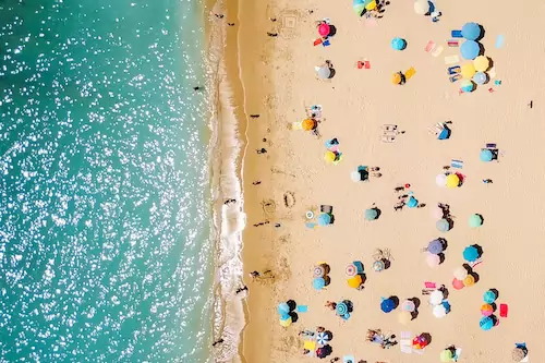 Beach in Portugal photo by Radu Bercan via Shutterstock