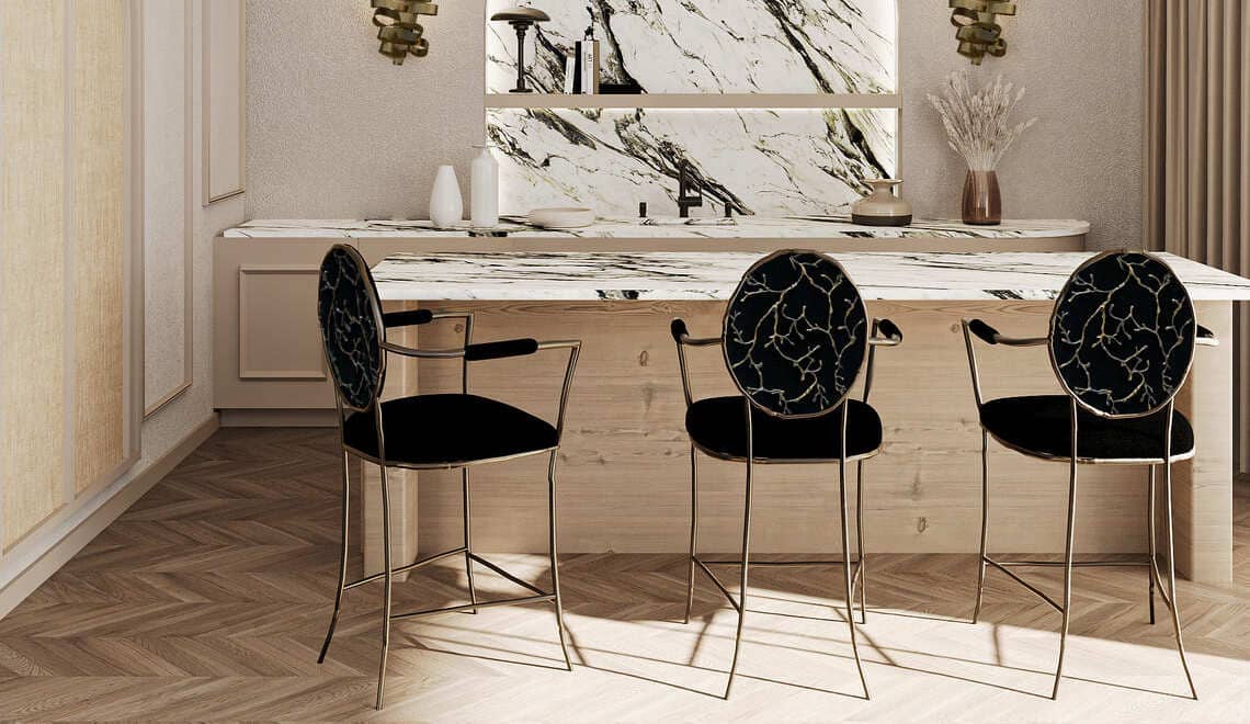 enchanted bar stool by koket kitchen design