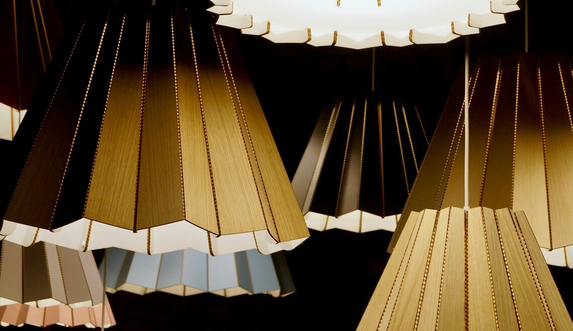 different lampshade materials - luxury lampshades - patterned lampshades