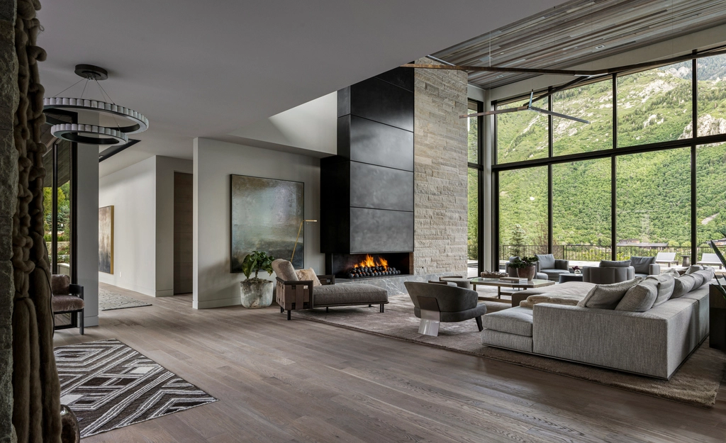Living room designed by Anne-Marie Barton