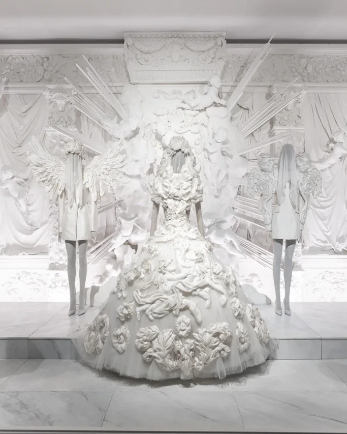 White Baroque in Dolce & Gabbana Exhibit - From the Heart to the Hands - Photo by Mark Blower