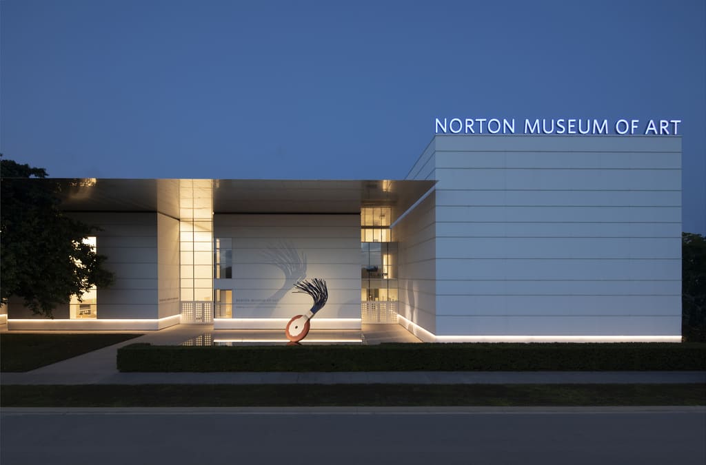 Norton Museum of Art Entrance - Palm Beach Design Lovers Guide