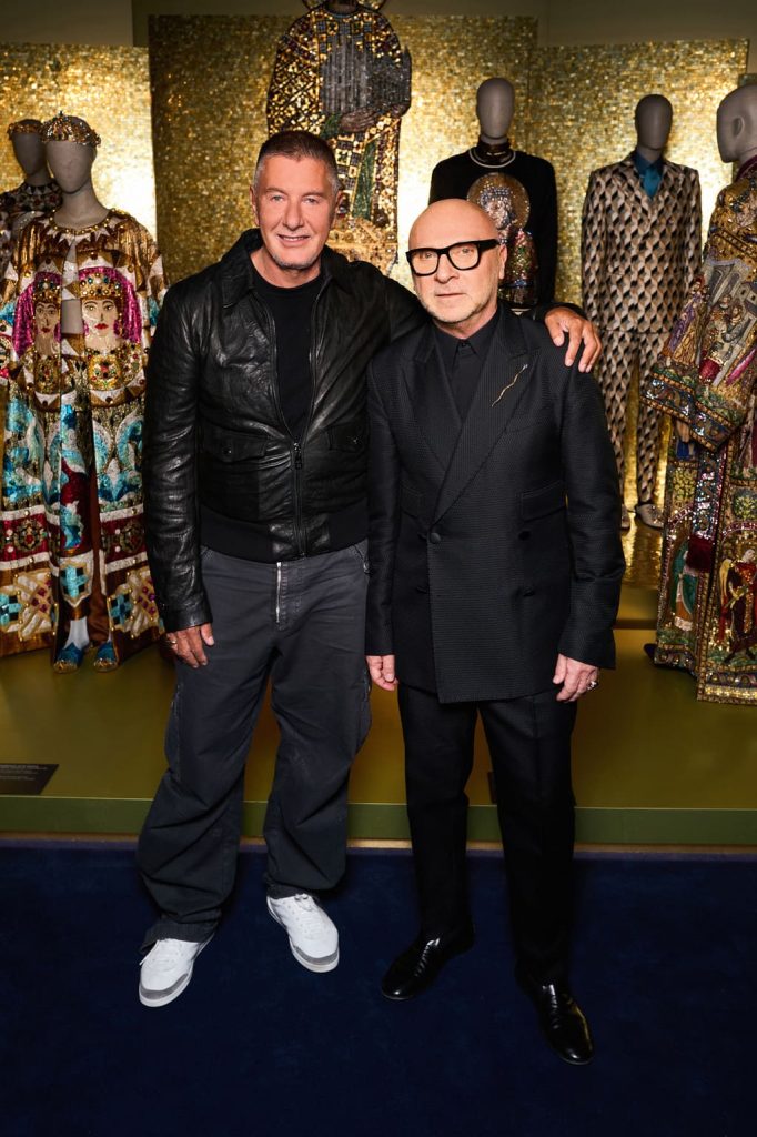 PORTRAIT DOMENICO DOLCE STEFANO GABBANA at the From the Heart to the Hands exhibit_credit SASKIA LAWAKS