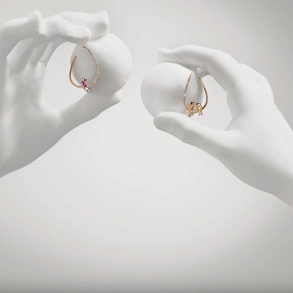  Lorenz Baümer bird earrings jewelry savoir-faire