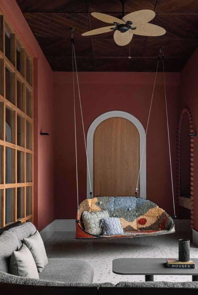 MuseLab | Rehethann, A Multigenerational Residence, Kutch, Gujarat, India swing seat