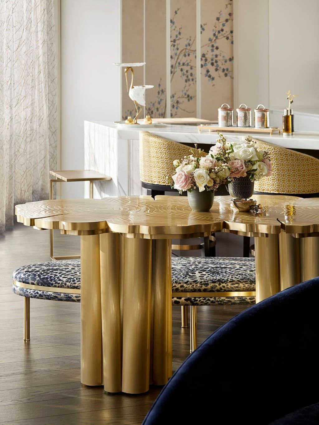 Noor Charchafchi Celine Interior Design - Dining Room - KOKET Boca do Lobo Table