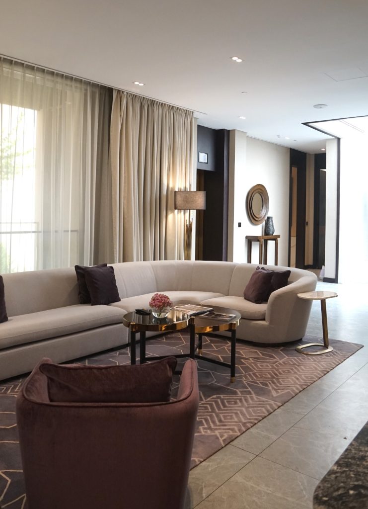 The Biltmore Dubai luxury living room in private villa