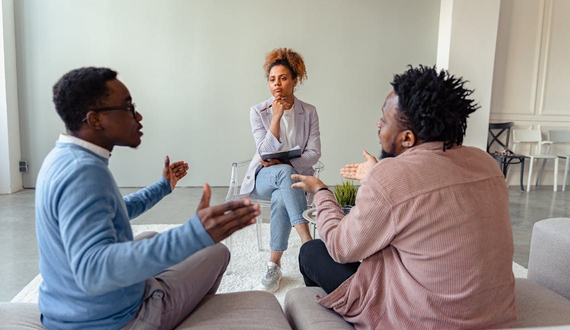 men arguing