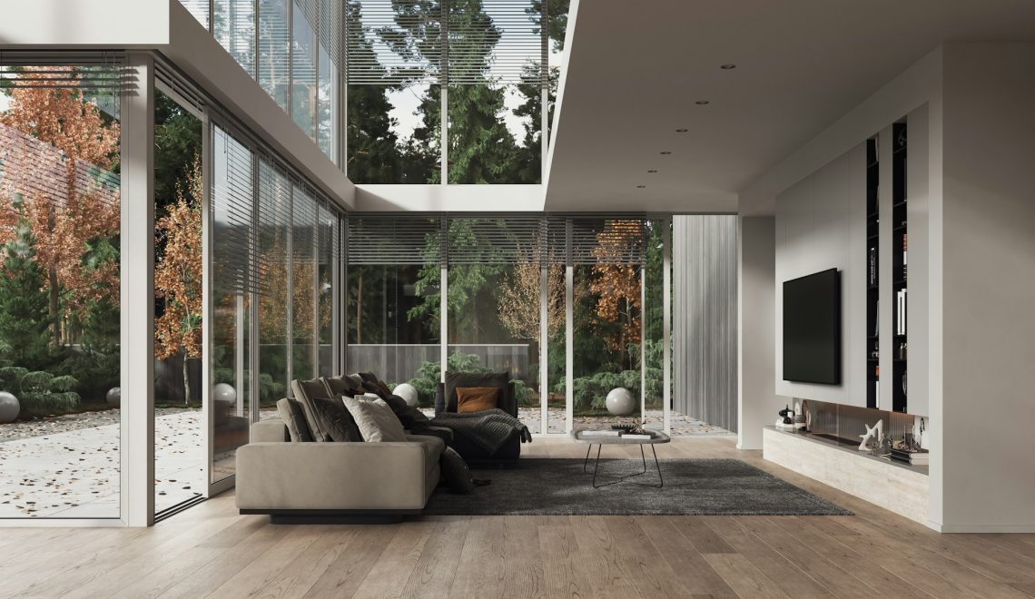 luxury villa living room