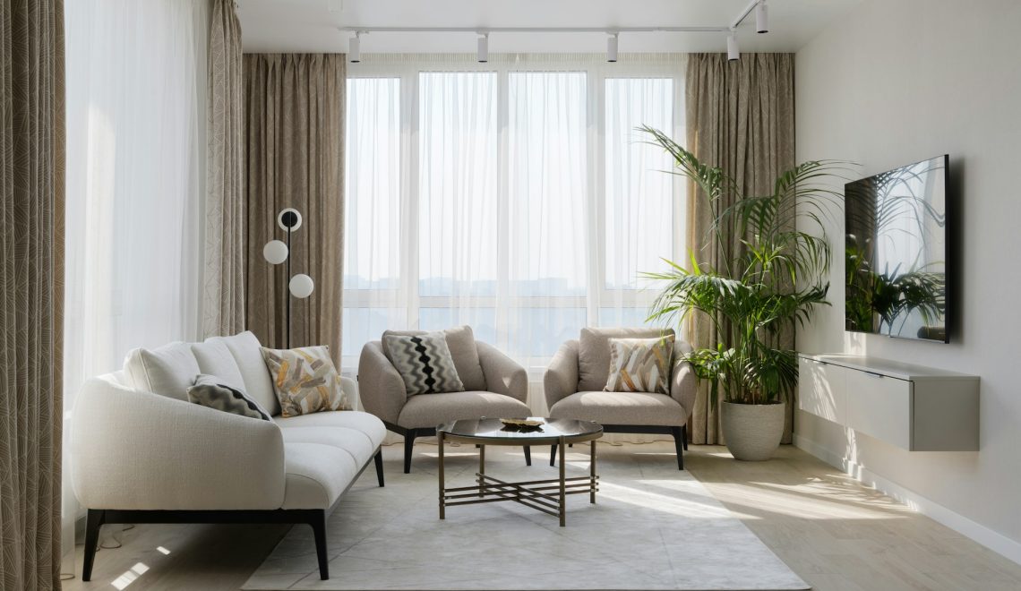 A modern living room