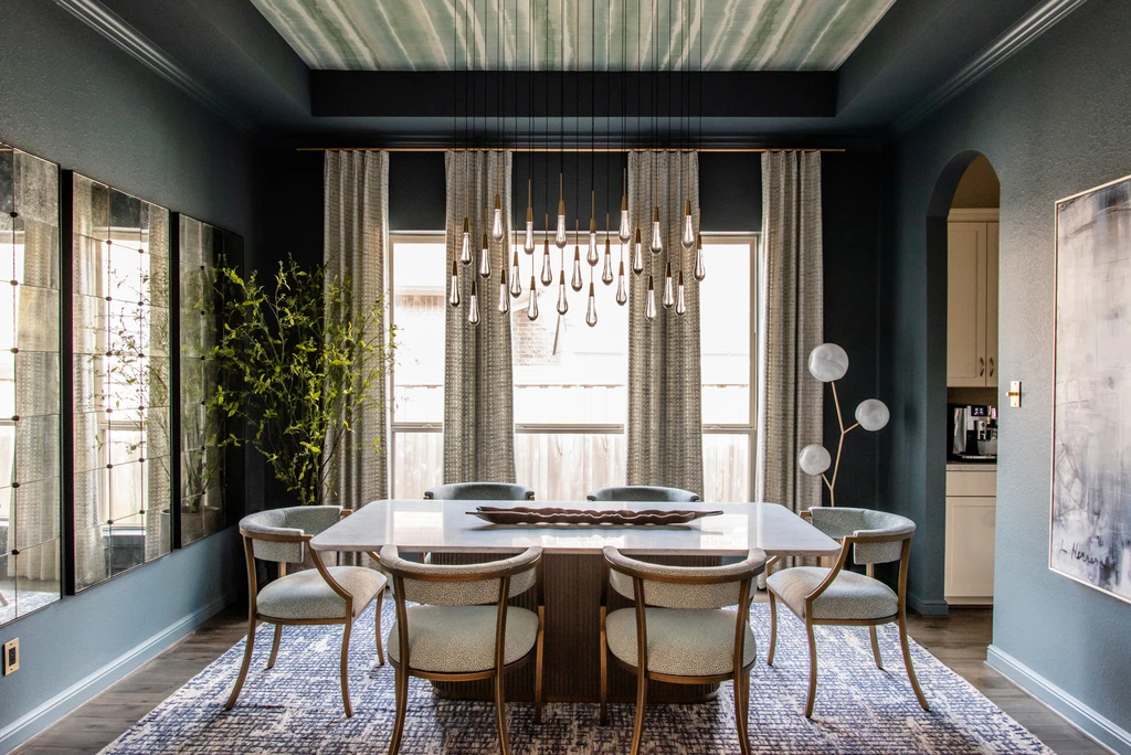 Dining room interior by Melissa Roberts