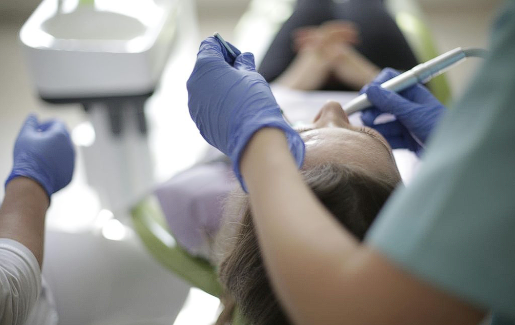 patient at the dentist