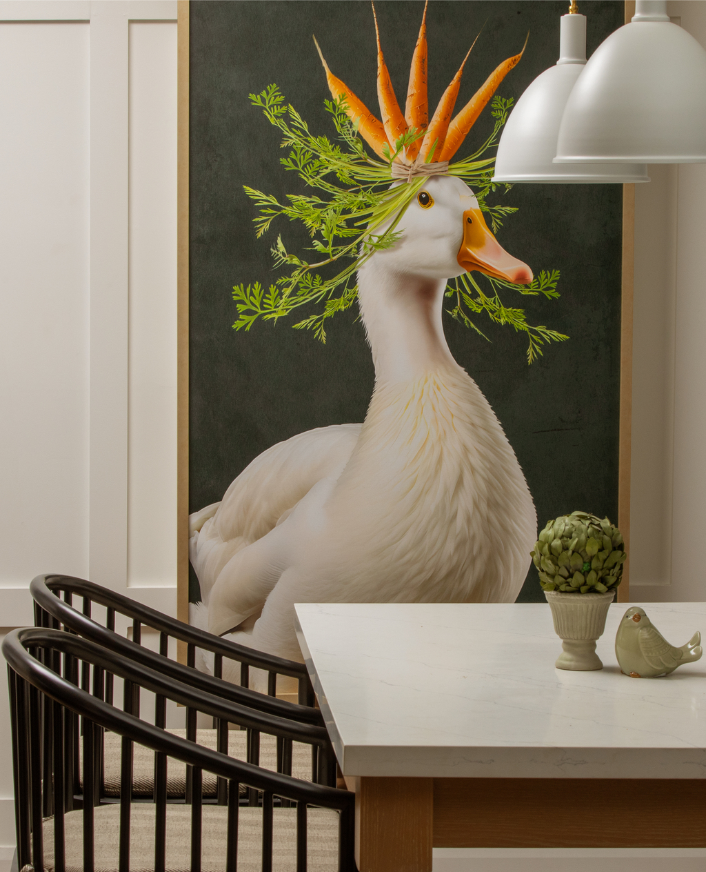 Tiller House Front desk design by Stina Funch - Duck Art - Hospitality Design