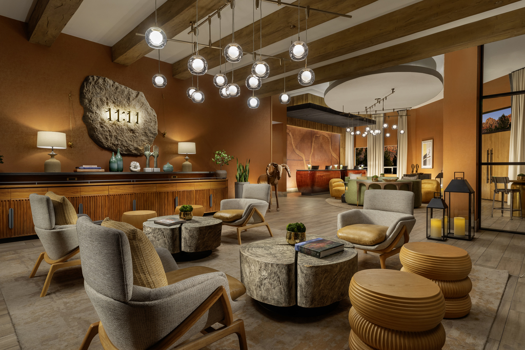 Atwater Red Cliffs Lodge Zion Lobby Hospitality Design